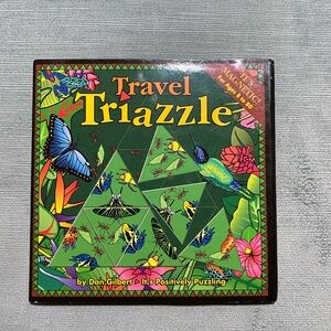 Magnetic Travel Triazzle Set Insect Theme ages 8-80 5.5”x5.5” 1995